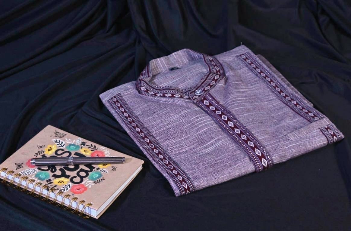 MEN’S SHIRT WITH TRADITIONAL MOTIF OF ASSAM
